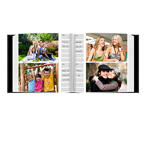 Pioneer Chalkboard Photo Album - Happiness Theme Holds 200 4x6 Photos With Memo Writing Areas
