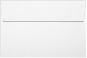 LUXPaper A9 Invitation Envelopes | Peel & Press | 5 3/4" x 8 3/4" | White | 80lb. Text | 50 Qty