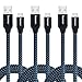 Micro USB Cable 6ft, iSeekerKit Fast micro usb charger Flat USB 2.0 A Male to Micro B Sync and Charging Cable for Samsung, HTC, LG, Motorola, Android and More[3Pack]