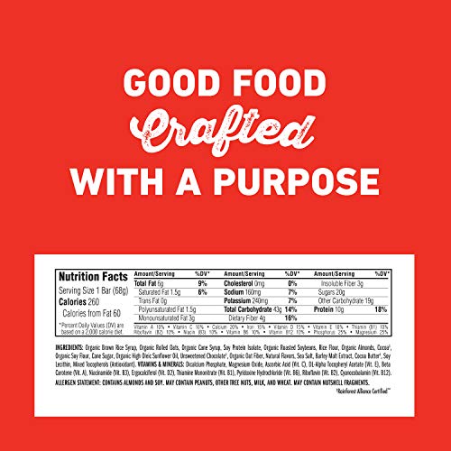 CLIF BAR - Energy Bar - Chocolate Almond Fudge - (2.4 Ounce Protein Bar)