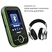 Mp3 Player with Bluetooth 16GB Clip Sport Mp3 Player Support up to 64GB Music Player-Green by TIMMY