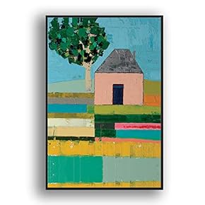 Framed Canvas Wall Art for Living Room, Bedroom Minimalist Abstract Canvas Prints for Modern Home Decoration Ready to Hang - 16"x24" inches