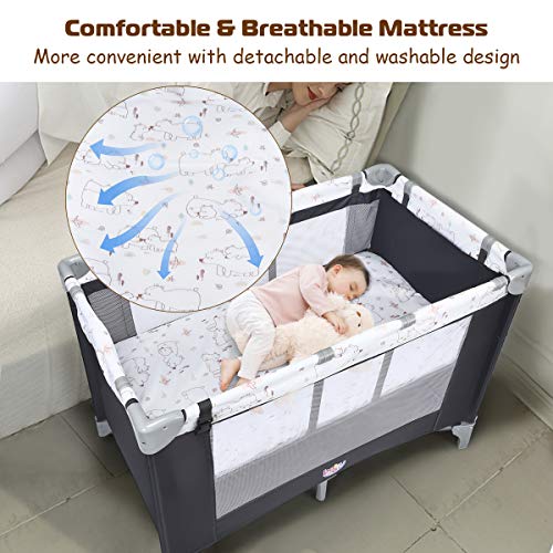 convertible bassinet changing table