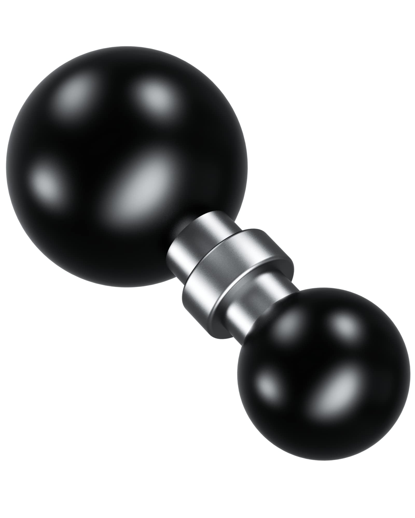 BRCOVAN 1'' to 17mm Ball Adapter, Compatible with RAM Mounts B Size Double Socket Arm, Suitable for 17mm Swivel Ball Mounting Pattern Device Mounts