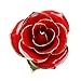 Gold Rose Love Forever Long Stem Gold Foil Trim Dipped 24K Rose Best for Her Best for Mom, Wife, Girlfriend, Best for Your loved Ones