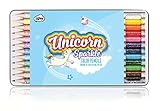 NPW Unicorn Color Pencils, Two-Tone, 12Count