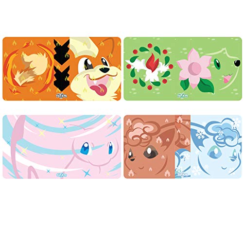 Albums Totem World 4 Graphic Mini Album For Pokemon Cards with 4 Totem
