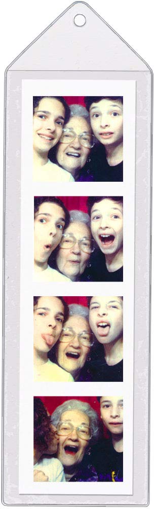 StoreSMART - Bookmark Covers/Holders with Tassle Hole - Clear Plastic - 25-Pack - BMKCRFT2-25