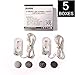 RTGS Products Cold White Colored LED Lights Indoor and Outdoor String Lights, Fairy Lights Battery Powered for Patio, Bedroom, Holiday Decor, etc (Cold White Color 15 LEDs 6 FEET 10 Sets)
