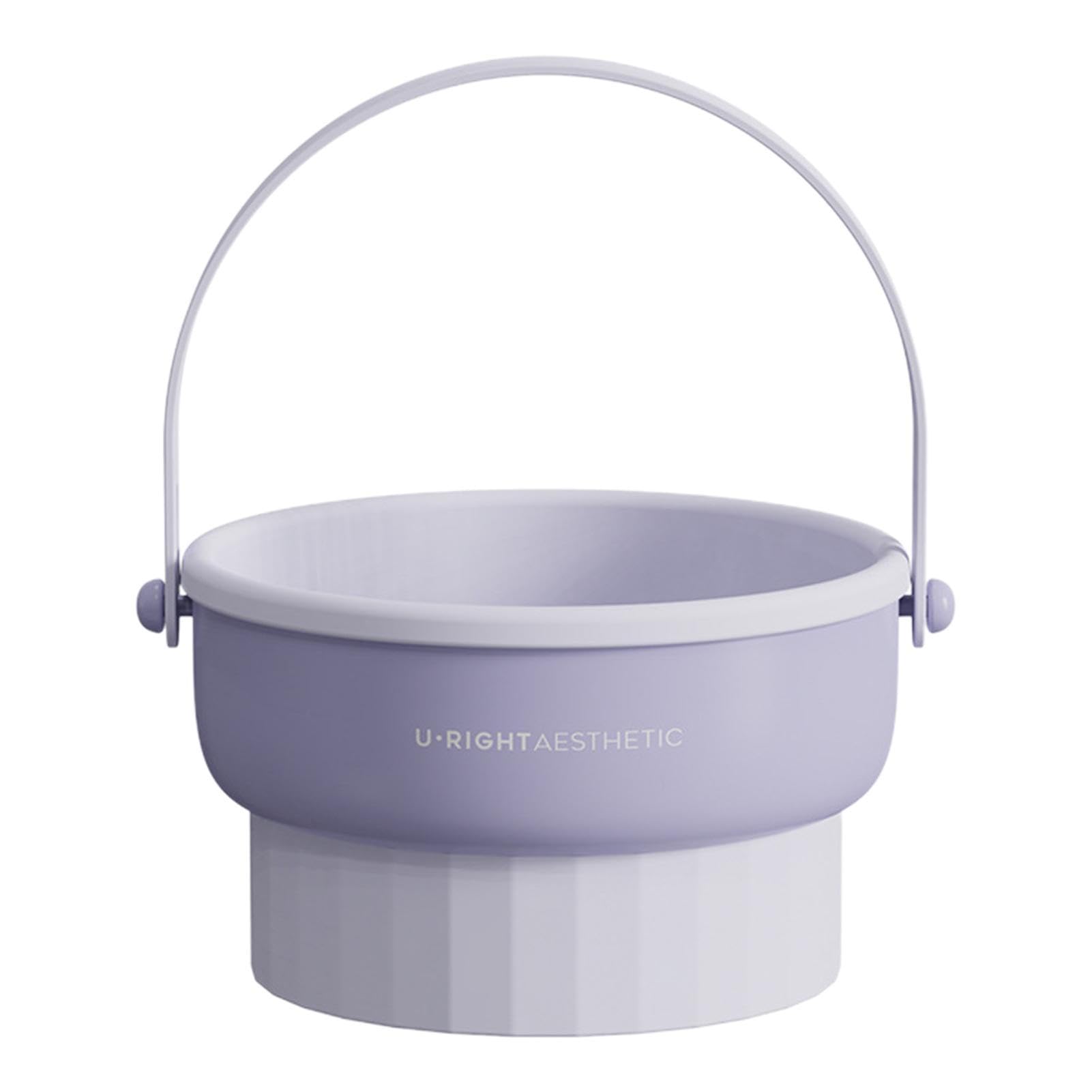 NEFLUM 3 In 1 Silicone Makeup Brush Holder, Makeup Brush Cleaner & Makeup Brush Drying Rack, Foldable Makeup Tools Cleaning and Drying Hanging Bucket, Powder Puff Organizer Cosmetic Gifts for Women