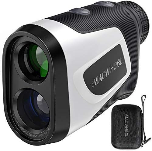 Macwheel Golf Rangefinder, 1000 Yards Laser Range Finder with Slope,USB Charging, Flag-Lock Tech with Vibration, Distance/Speed/Angle Measurement Range Finder