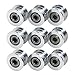 HONG111 9pcs GT2 5mm Bore Aluminum Toothless Timing Belt Idler Pulley for 3D Printer 6mm Width Timing Belt
