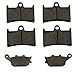 2003-2004 Yamaha YZF R6 Kevlar Carbon Front & Rear Brake Pads