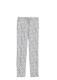 Mango Women's Printed Flowy Trousers, Ecru, L