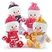 Lazada Christmas Snowman Plush- Christmas Decorations Christmas Toys Gift- 8inches 4PCS