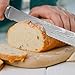 Boxtree Bread Knife Japanese High Carbon Alloy Steel, Cook Bread Knife 8 Inch Serrated, Sharp Kitchen Knife with Pakkawood Handle