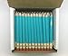 Half Pencils with Eraser - Golf, Classroom, Pew, Short, Mini - Hexagon, Sharpened, Non Toxic, 2 Pencil, Color - Light Turquoise, (Box of 48) Golf Pocket Pencils