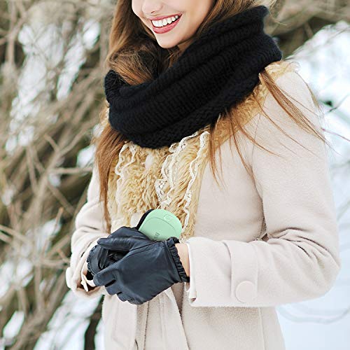 BSTPOWER Hand Warmers Reusable Rechargeable Hand Warmer 5200 mAh Power Bank USB Hand Warmer Electric Pocket Warmers for Skiing Golfing Climbing Hiking Women Men Winter Gift (Green)