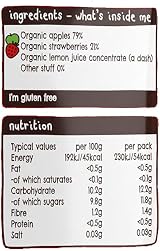 Ella's Kitchen Stage 1 Organic Apple Strawberry 120 g Pack of 7 view 4
