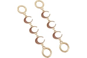 Anbys 2Pcs Purse Extender Chain Bag Extender Purse Strap Extender Charms Replacement for Cross Body Bag Purse Handbags