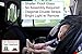 Baby Car Mirror with Light (for Driving at Night) & FOB Control | Backseat Baby Mirror by Baby Watch | Shatter-Proof, Fully Assembled