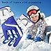 YR.Lover Children Ski Gloves Winter Warm Outdoor Riding Thickening Gloves(2-4Y)