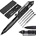 YAMTHR Tactical Pen Self Defense Pen with Emergency Glass Breaker Survival Tool Black Ballpoint Pen