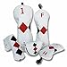 Big Teeth Golf Headcovers Head Covers for Driver,Fairway Woods,Hybrids,Blade Putter,Half Mid Mallet Club