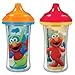 Munchkin Sesame Street Click Lock Insulated Sippy Cup, 2 Count