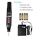 Electric Engraver Pen Engraving Tools Carve Tool Engraving Pen Battery Powered with Diamond Tip Bit to Engrave on Metal Glass Leather Ceramic Plastic