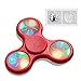 Tri-Spinner Fidget Toy Tri-Spinner Fidget Toy Fidget Spinner High Speed Lasting Rotation For Relieves Stress And Anxiety Puzzle Toy Playing In Hands (red flash switch))