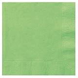 20 Count Cocktail Napkins, Lime Green