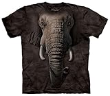 Elephant Face TShirt  XLarge, Black