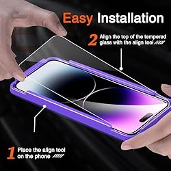 Milomdoi 3 Pack Screen Protector for Apple iPhone