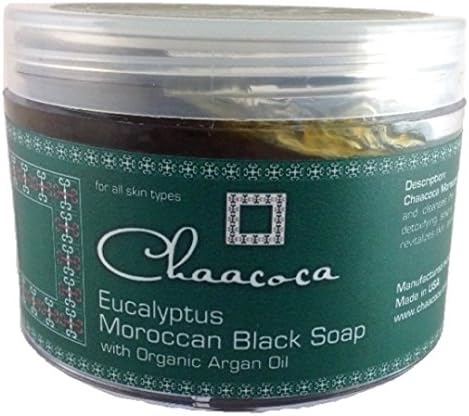 Chaacoca Eucalyptus Moroccan Black Soap with Argan Oil