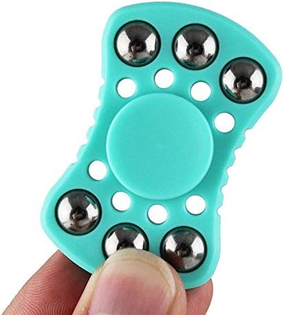 Paddle Spinner - The Best New EDC Mini Fidget Spinner, Relieves Stress &amp; Anxiety And Increases Focus For ADHD &amp; ADD (Blue)