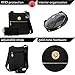 Baggallini Hanover Crossbody Bag Gold Hardware, Black