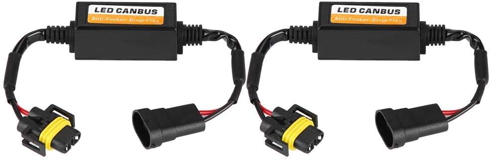 Suuonee Headlight Decoder Decoder for H8/H9/H11 C12 LED Headlight Fog Lamp Anti-Flicker Flash Error Canceler Bulb Warning Canceller Adapter