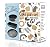Cake Pan Set - Spring Form Pan With Removable Bottom, Tart Pan & Loaf Pan - Round & Rectangular Cake Pans- Dishwasher Safe and Nonstick- gift box - By Ellito