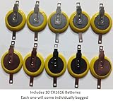 10 Gameboy Save Game Batteries Cr1616 Coin Cells