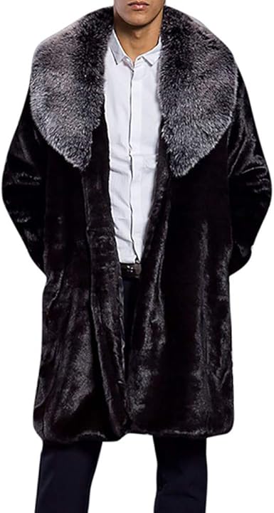 casaco de pele sintetica masculino