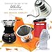 Pour Over Coffee Maker Drip Cone - Personal Stainless Steel Metal Home Brewer With Stand. Eco-friendly, Paperless, Dual Micro Mesh Cones for the Best Brewed Coffees (4 Cup)