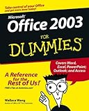 Microsoft Office 2003 For Dummies