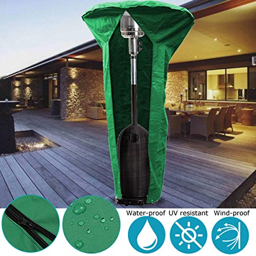 Essort Outdoor Heater Cover, Patio Heater Cover Waterproof Stand Up Garden Heater Protective Cover 49'' x 71'' x 22''-Patio Furniture Cover