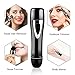Hair Removal for Women Waterproof Facial Hair Removal Painless Nose Hair Trimmer with Rechargeable USB Cable (Black)