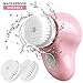 Facial Cleansing Brush Waterproof Deep Cleaning Pore Spining Exfoliating Face Brush Exfoliation Face Scrubber Electric Skin Cleansing Brush Set