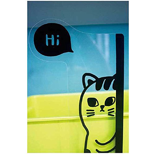Monitor Memo Board Computer Monitors Notes Holder and Reminder Acrylic Message Boards Memo Pads Sticky Board For Paper Sticky Notes Cat - Thumbnail 2