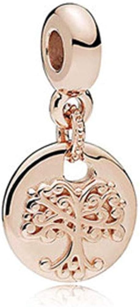 Pandora Family Tree Charm Rose Gold 