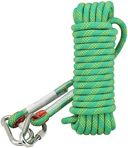 Syiswei Static Rope Low Stretch Hiking Rope 12mm Polyester Made Durable Diameter 10mm for Hiking and Sporting