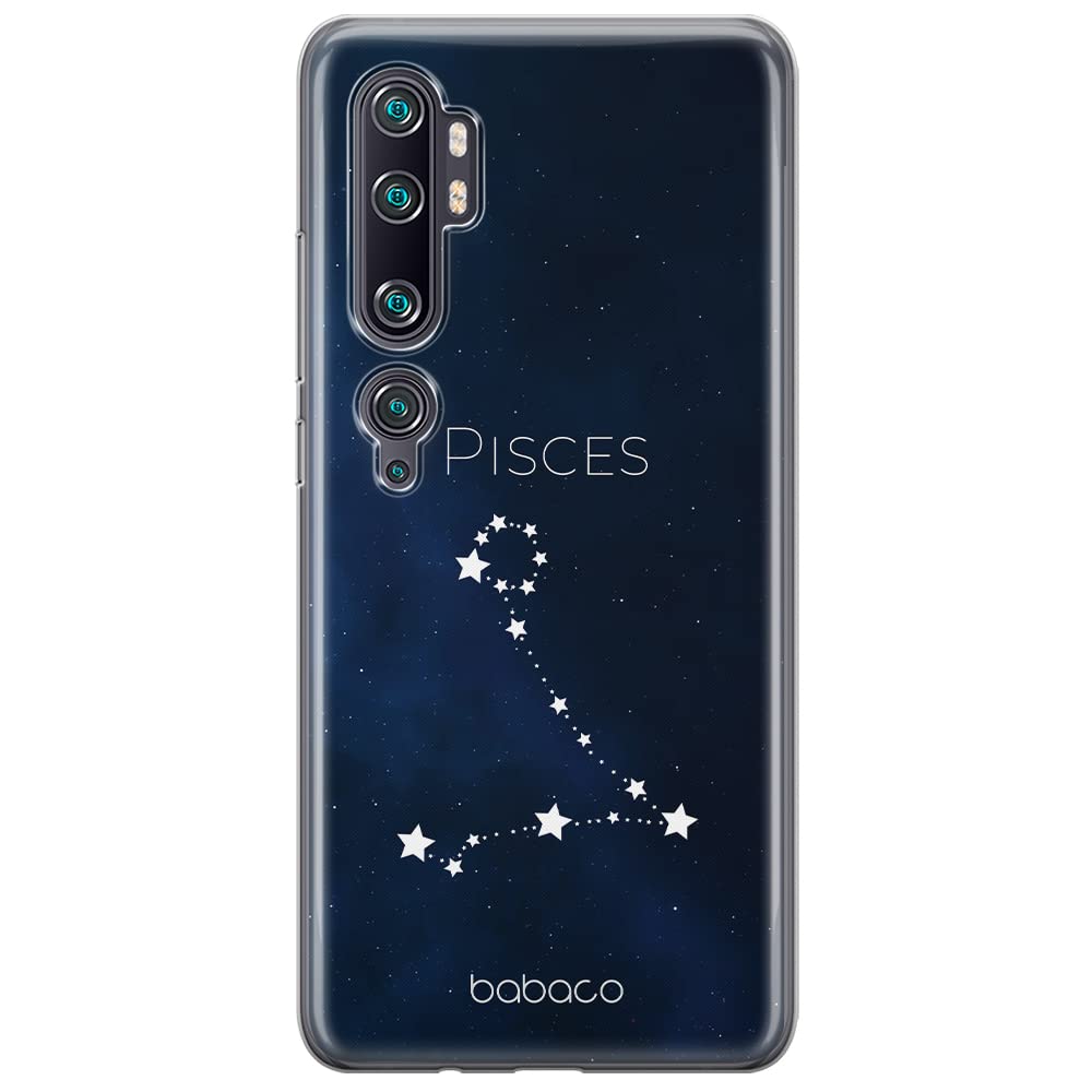Babaco ERT GROUP mobile phone case for Xiaomi MI NOTE 10 / MI NOTE 10 PRO original and officially Licensed pattern Zodiac Constellation 012 adapted to the shape of the mobile phone, case made of TPU